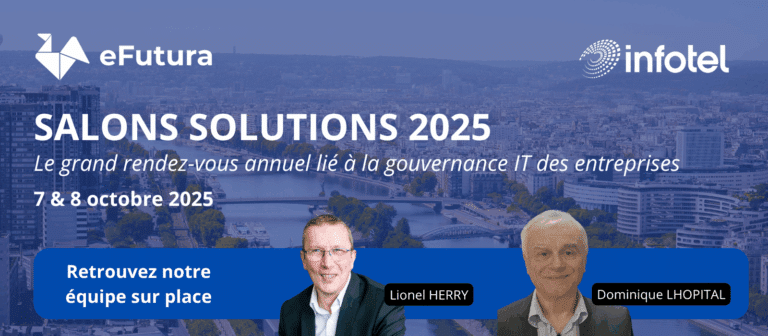 Venez rencontrer l’équipe Arcsys à Salons Solutions 2025 sur le stand eFutura (K11)